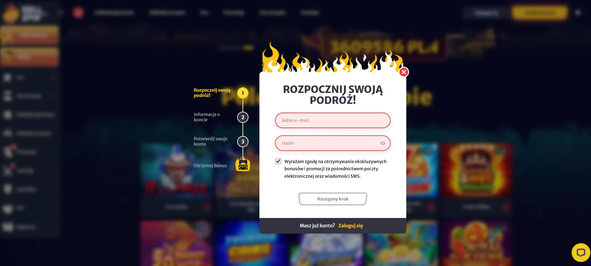 Rejestracja w HellSpin login – formularz krok po kroku